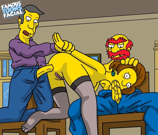 famous toons pics hard fucked edna krabappel willie skinner