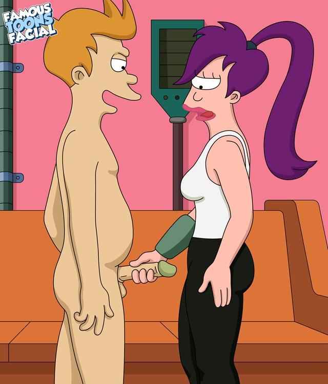 famous toons pics toons futurama leela fry batothecyborg famous turanga facial philip