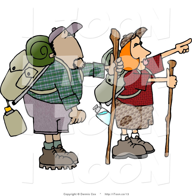 free adult toon pics cartoon adult looking design dennis cox pointing hikers
