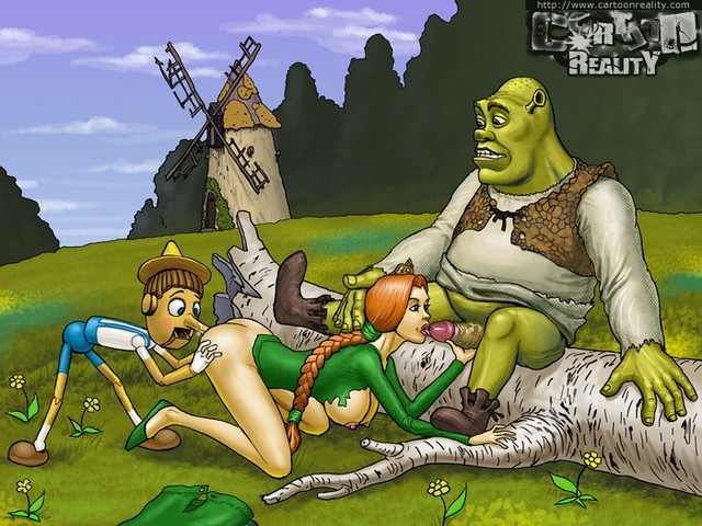 green porn toons porn pics toons shrek scandalous