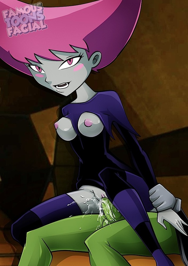 green porn toons porn guy toons video babe green purple haired skinned