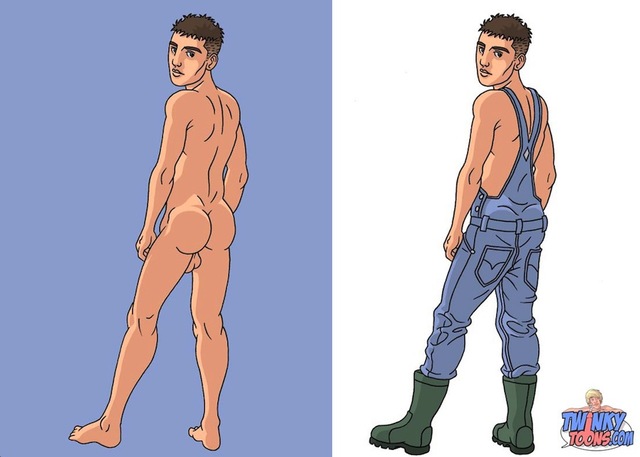 hot naked cartoon pics page cartoon some toons showing butt twinky twink