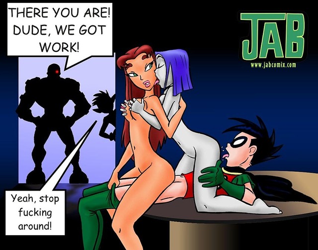 jab cartoon porn pics teentitans jabcomix dbsb