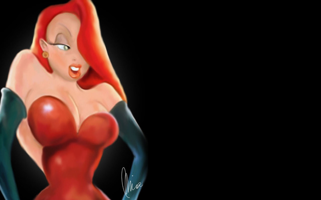 jessica rabbit sex toon free cartoon jessica rabbit wallpaper user black wall toonswallpapers