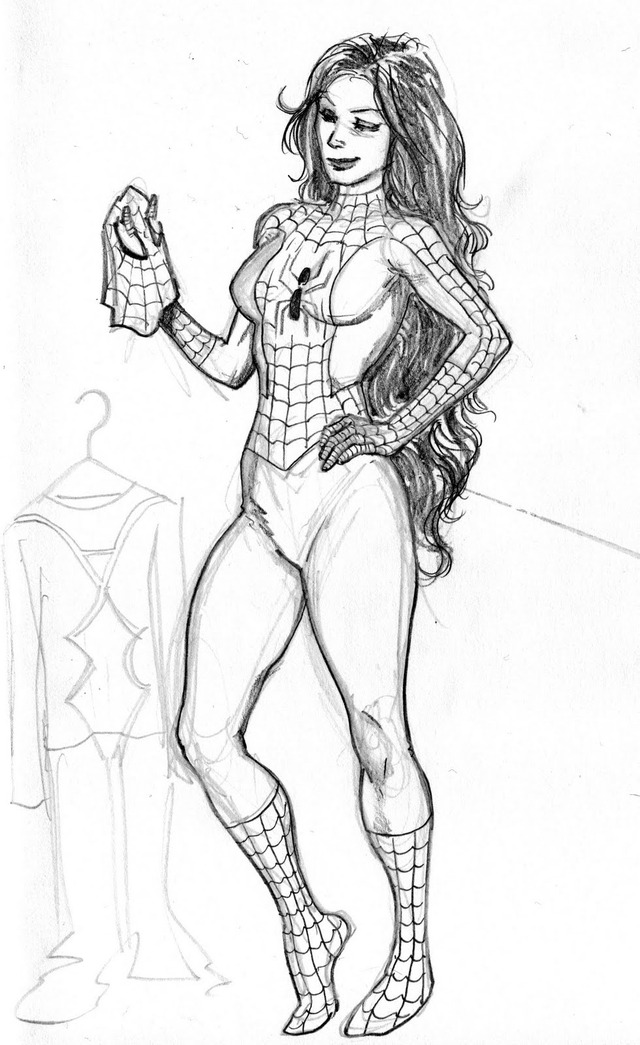 jessica rabbit sketch porn that woman all mask spider man over get gonna