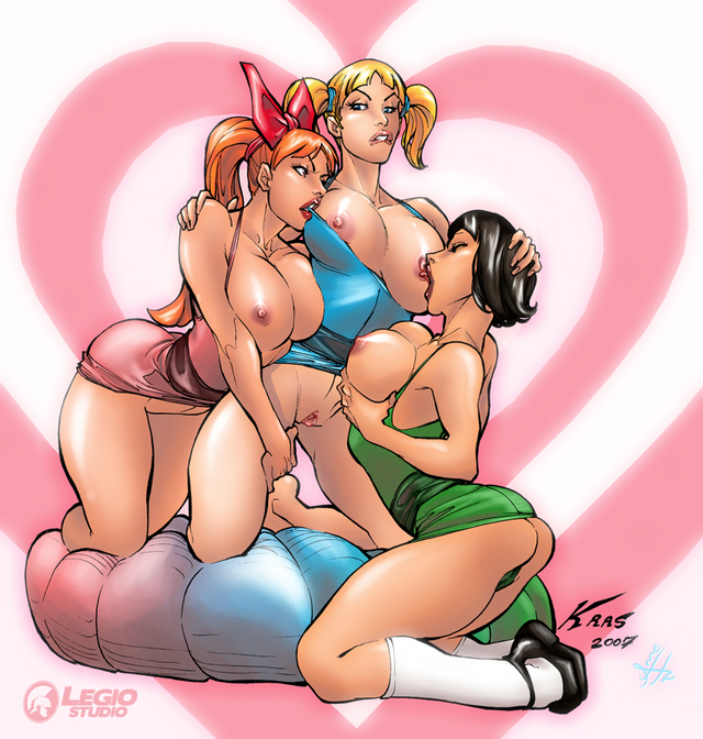 lesbian cartoon porn picture pictures pic album girls superheroes grown powerpuff lusciousnet