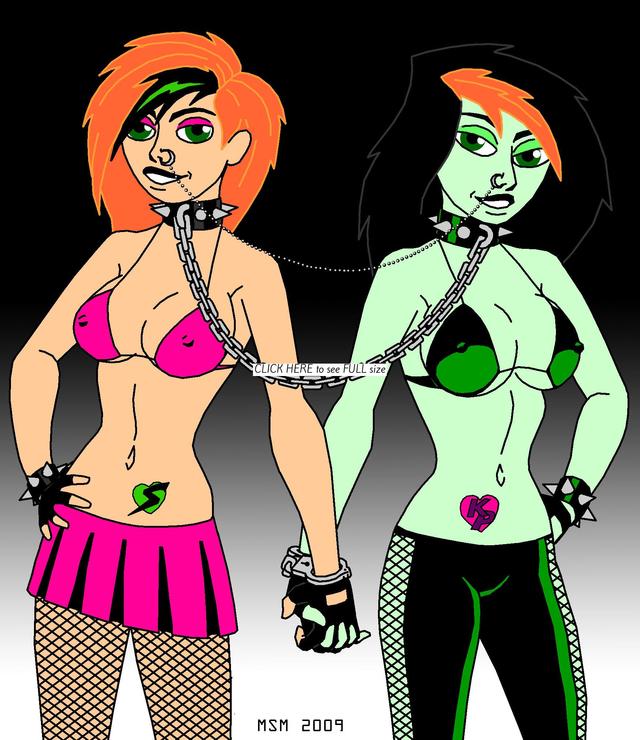 lesbian sex toons kim possible lesbian toons shego