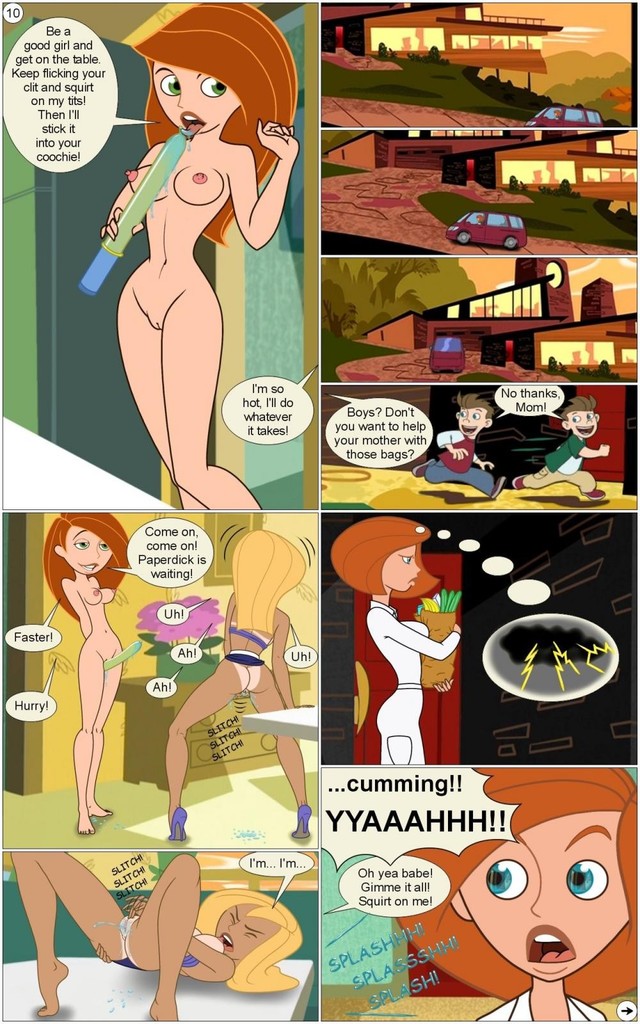 lesbian toon porn comic porn pics kim possible cartoon lesbian