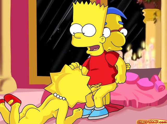 lesbian toons porn simpsons cartoon marge boobs