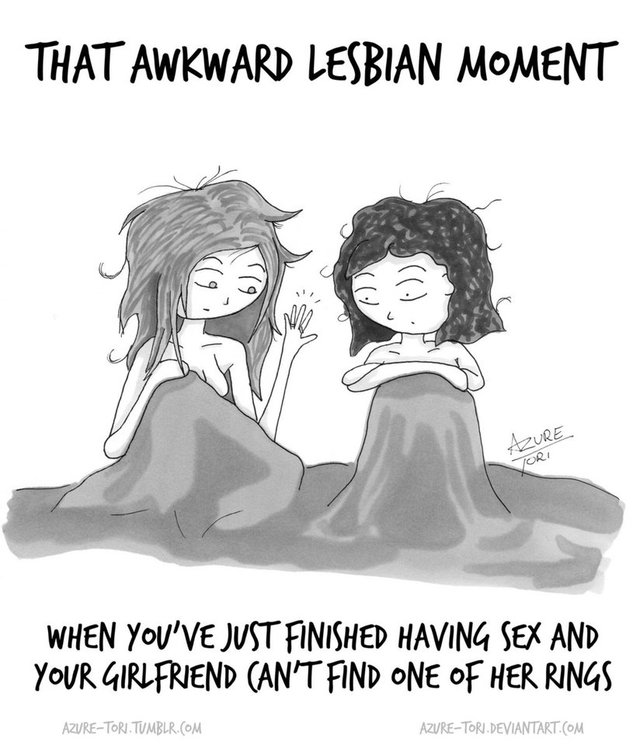 lesbians porn cartoon that lesbian moment awkward