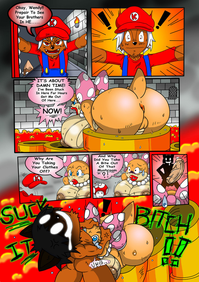 mario cartoon porn pics page comic dfb inc mario super koopa bros eaa wendy cricket koopalings thegeckodemon