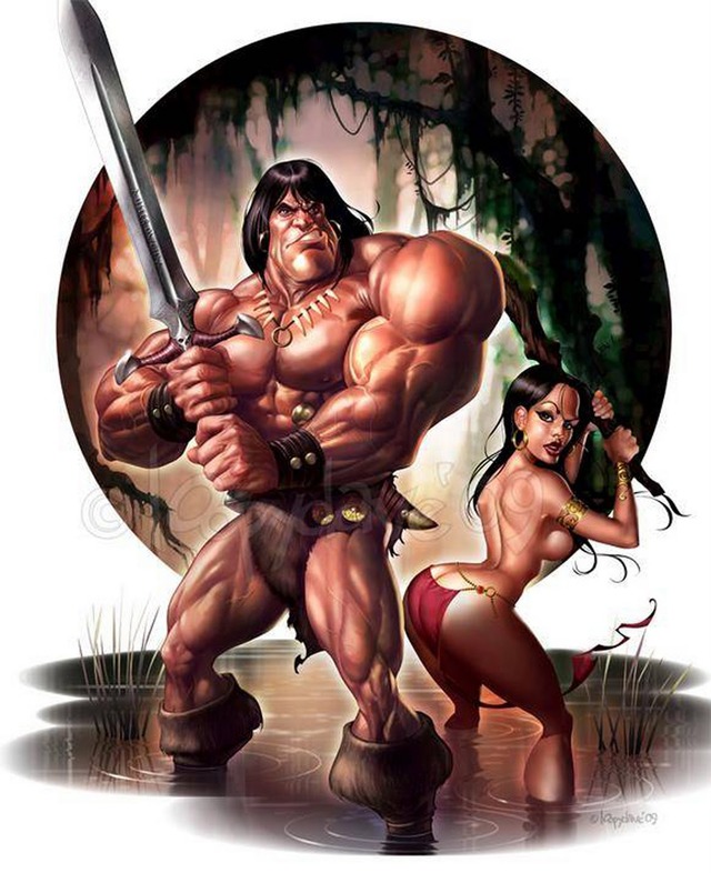 my hot ass neighbor sex comics sexy comic ass fantasy cartoons hot female red huge butt drawing booty phat neighbor dave barbarian conan sonja loopy