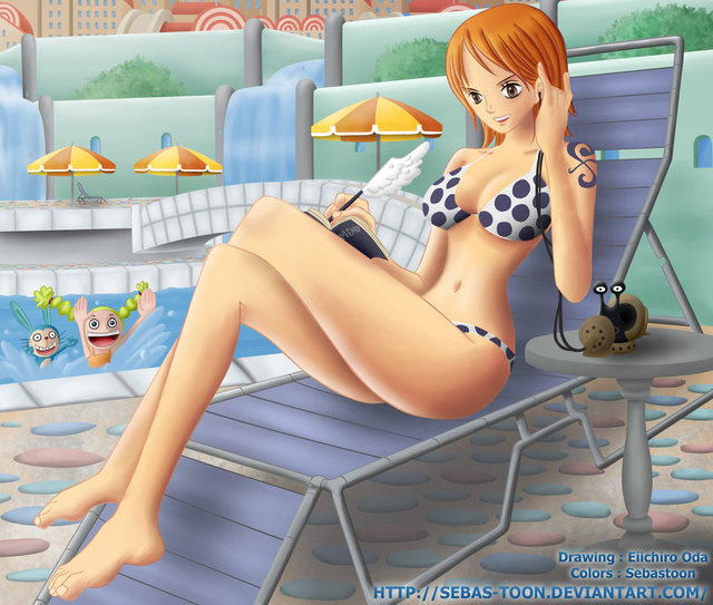 my sexy toon art pre toon nami seven water sebas cngpr