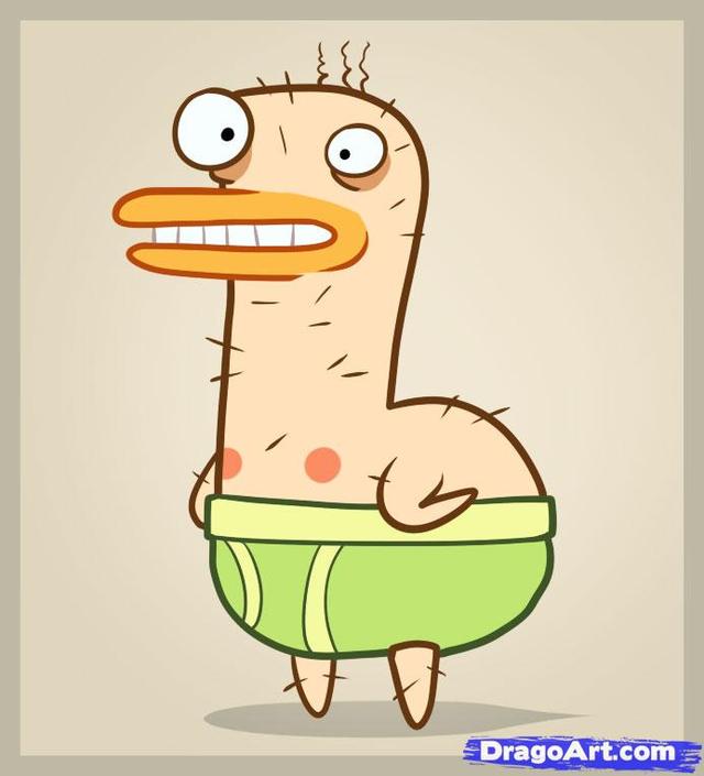 naked cartoons characters almost naked how duck animals draw learn tuts
