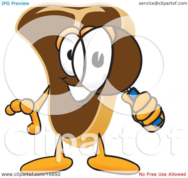 naked cartoons characters photos cartoon picture gallery looking through glass character meat beef clipart mascot steak magnifying