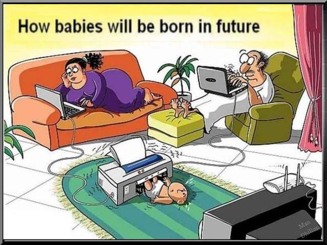 naughty sex cartoons funny cartoon photo future will born how babies