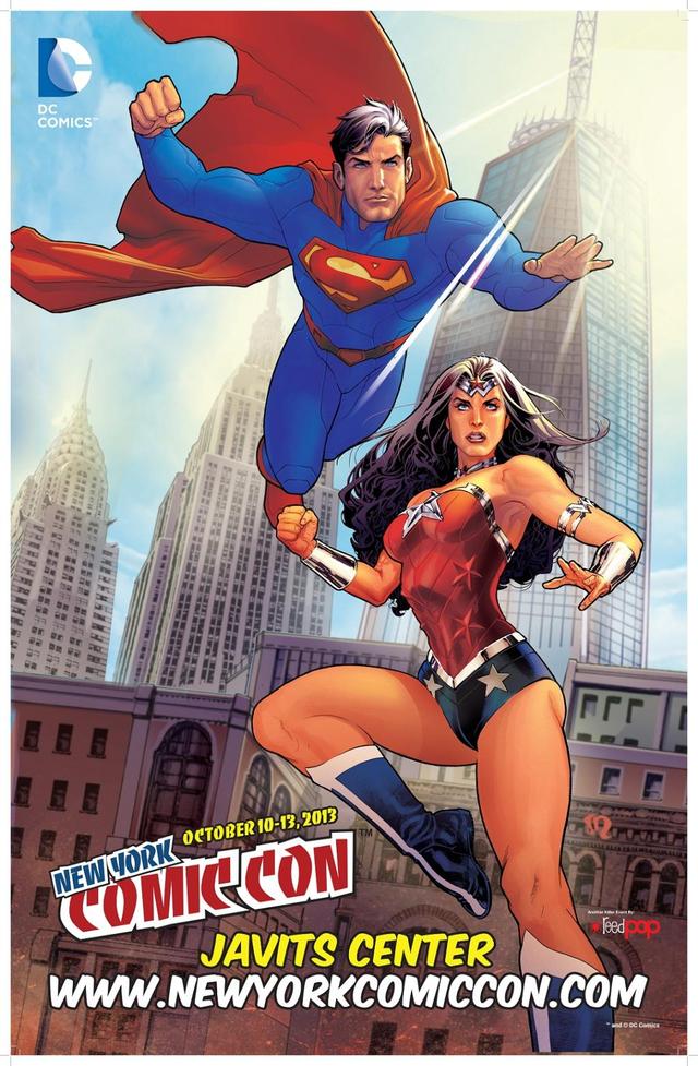 new comic porn pics porn comic woman poster superman shelf wonder con york october nycc
