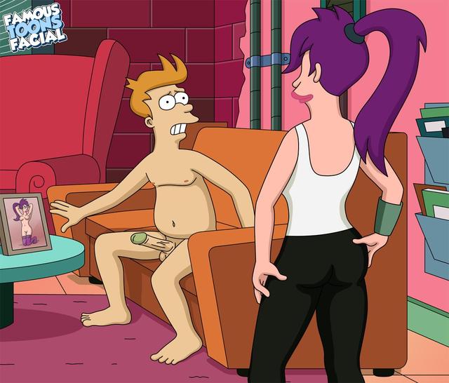 new porn toons porn toons futurama leela fry famous turanga facial episode acaae