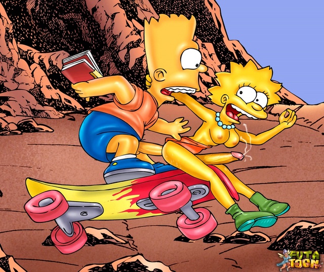 nice toon porn simpsons simpson lisa bart toon fucks futanari futa