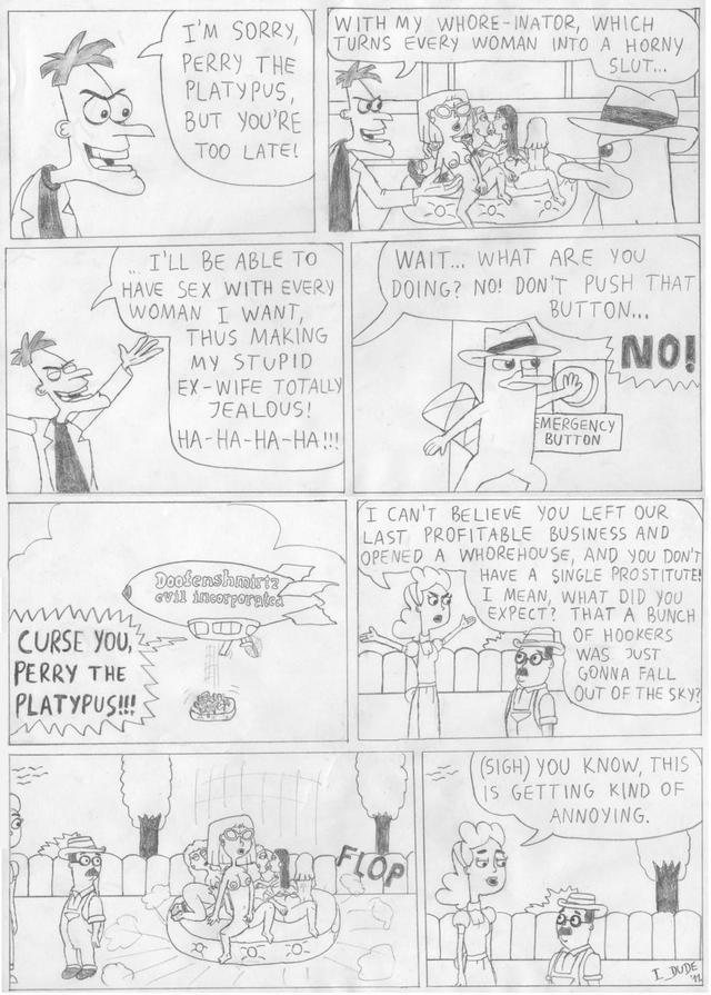 phineas and ferb porn comic comic aaae dude platypus phineas ferb bbbc perry doofenshmirtz heinz