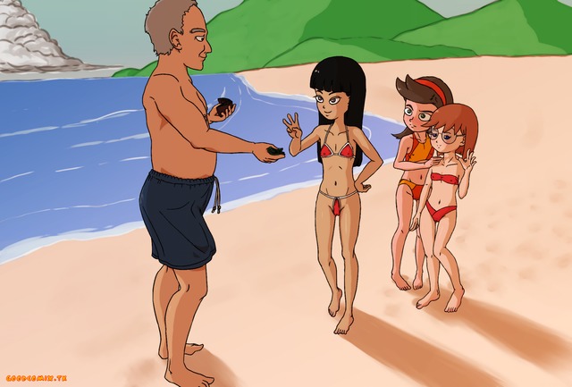 phineas and ferb sex toons category time part beach phineas ferb goodcomix