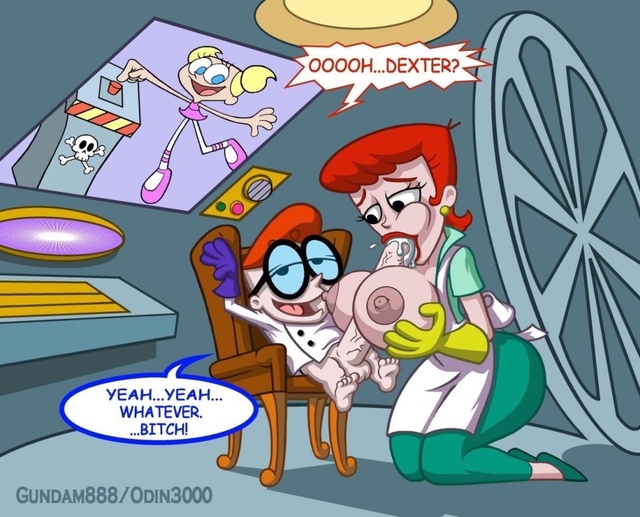 pics of cartoons porn some laboratory dexters