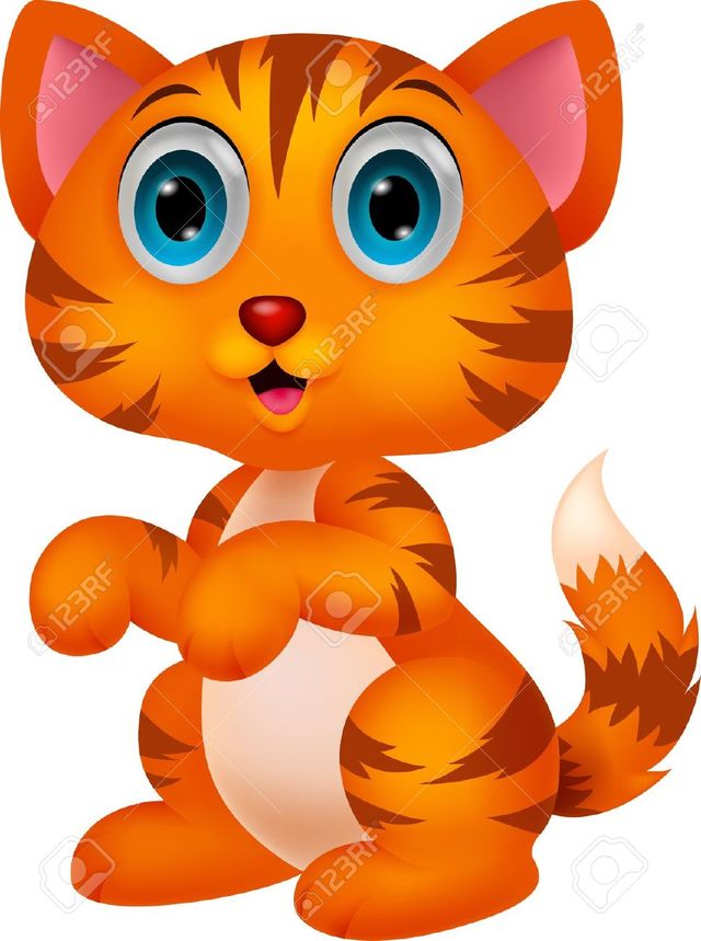 picture of cartoon pussy cartoon photo cat pussy cute animal vector stock tigatelu