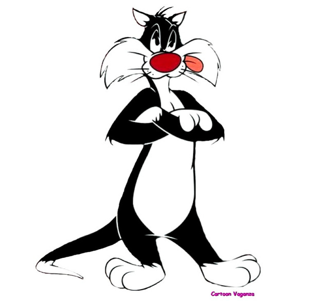 picture of cartoon pussy cartoon sylvester drawings pussycat
