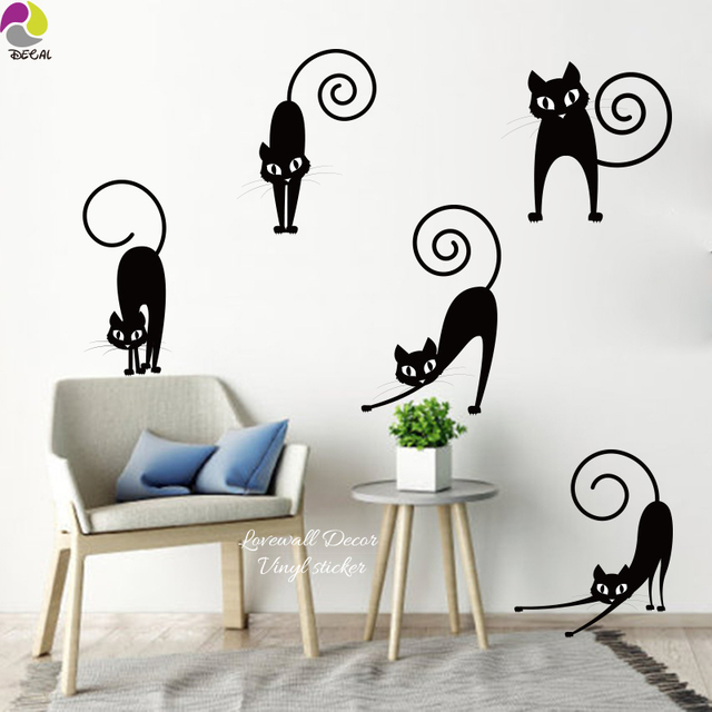 picture of cartoon pussy cartoon popular cat pussy font set wall lovely sticker htb xxfxxx