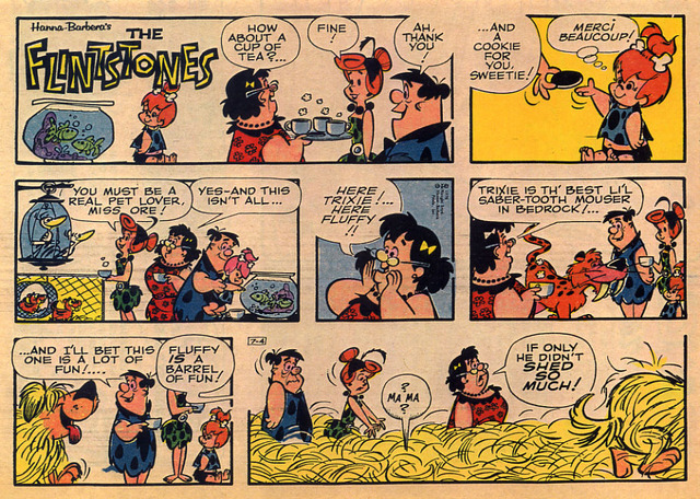 porn cartoon strip comic strip strips flintstones sunday gene flint hazelton