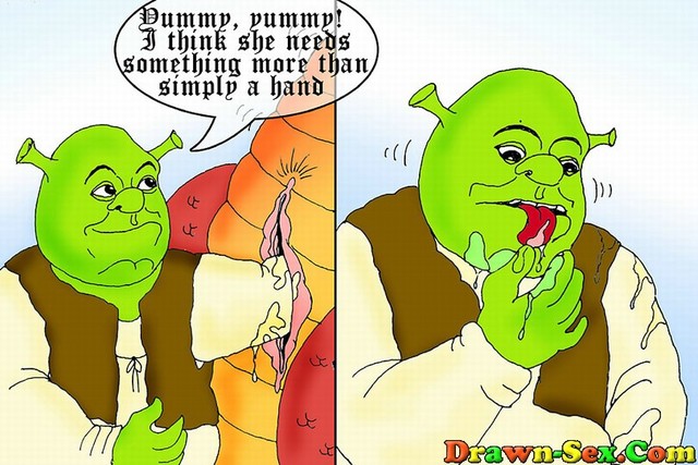 porn cartoons porn shrek adventure