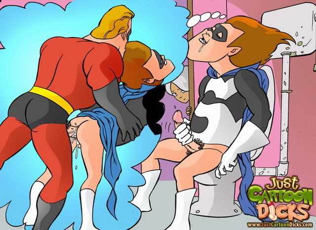 porn pics of toons porn gay cartoon superheroes fucks dicks evil incredibles