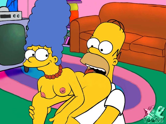 porn pics of toons simpsons marge simpson homer toons dbz