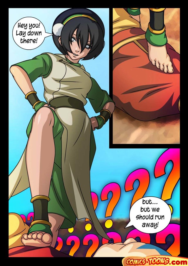 porn toons comic comics last toons doing foot avatar airbender toph bei fong fetish footjob gotofap