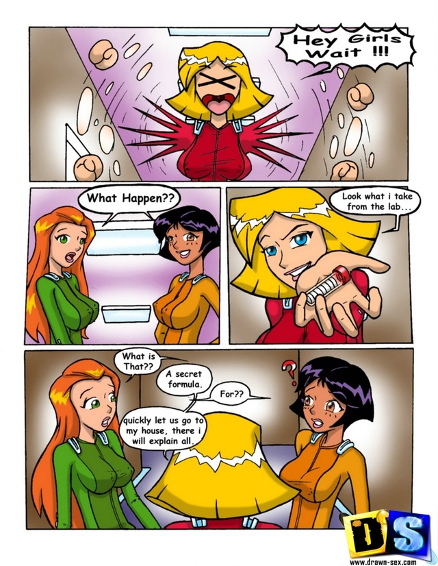 sex and porn comics drawn secret totally spies formula