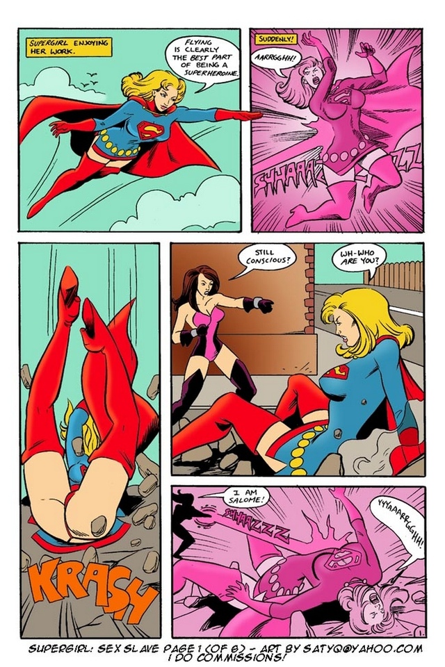 sex comic porn comic double supergirl trouble
