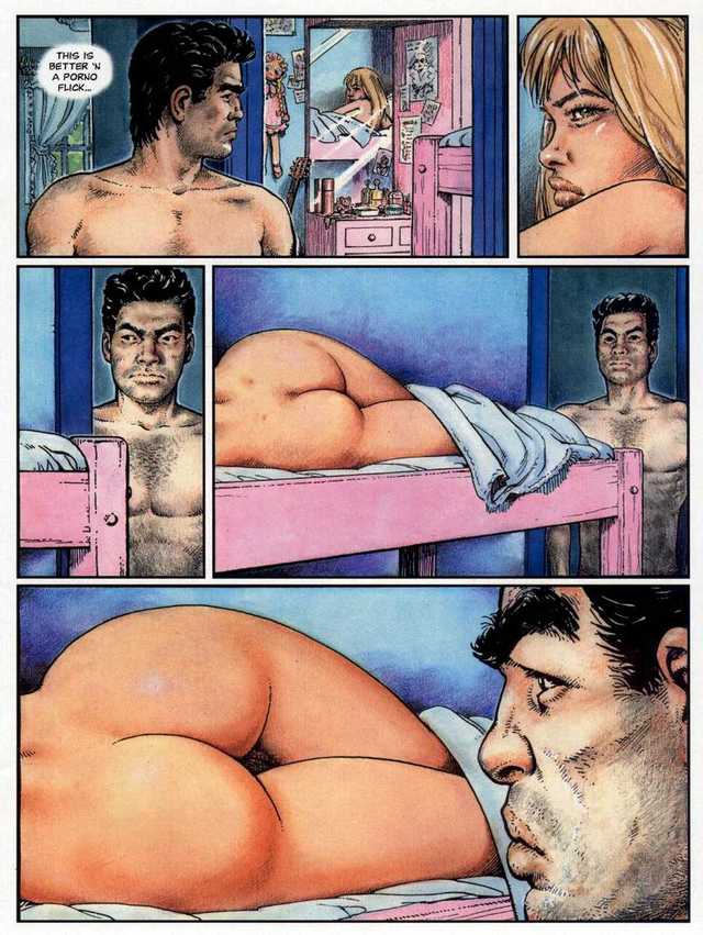 sex comics fuck page comics adult fuck one girl three where guys