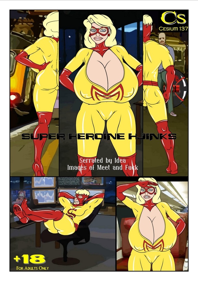 sex fuck comic fuck artist super heroine meet hjinks