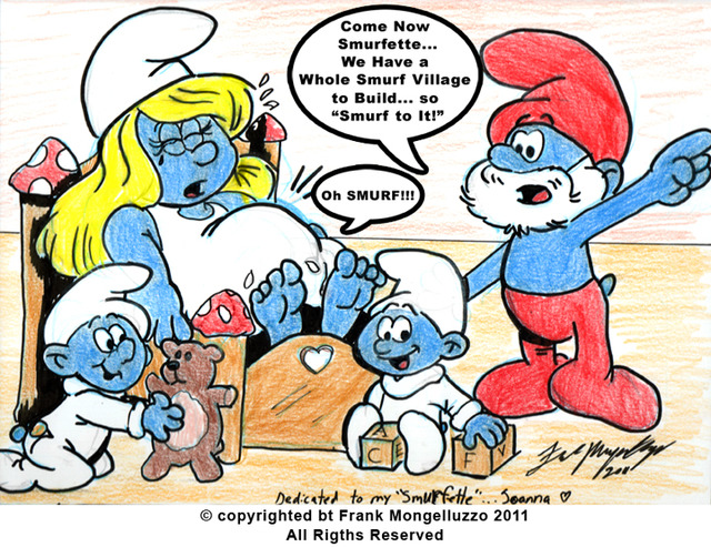 sex in toons from come gives where birth smurfs smurfette