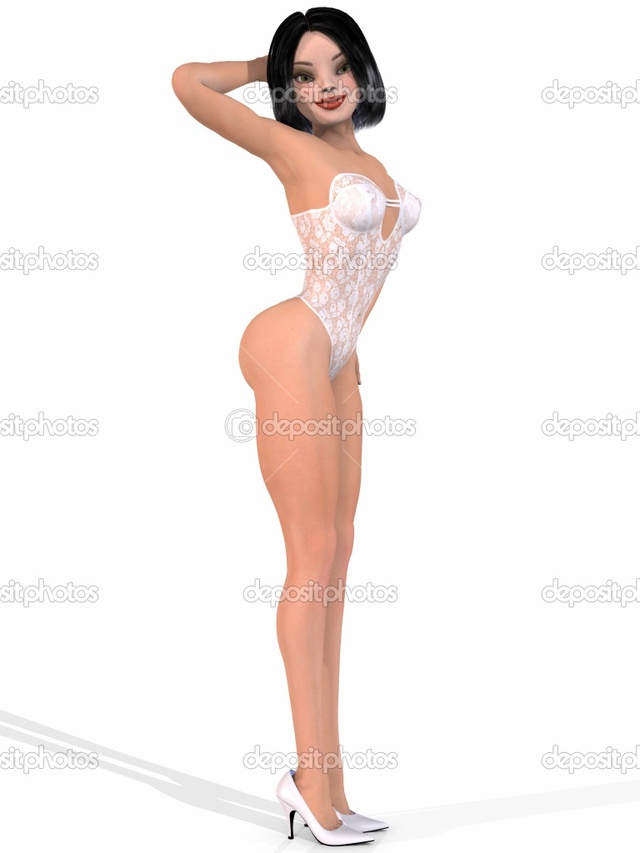 sexy girl toon sexy toon photo girl stock depositphotos