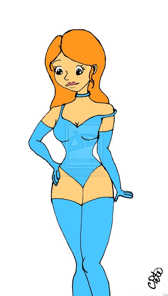 sexy girl toon sexy art toon girl colored kaze