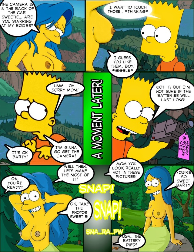 simpson toon porn comics simpsons hot days