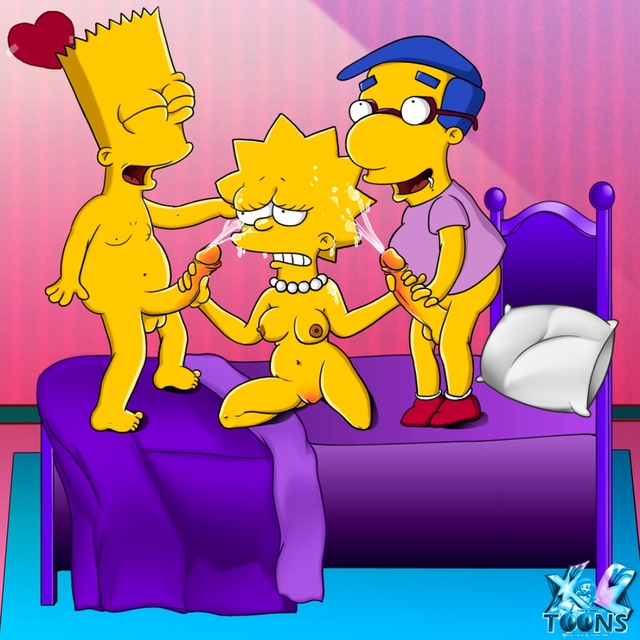 simpson toon porn pic porn simpsons media simpson lisa bart toons original milhouse van