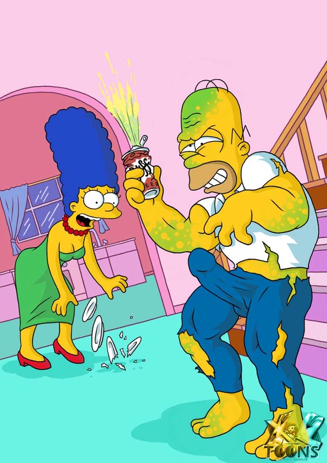 simpsons adult toons simpsons marge simpson homer toons cce ddb aeb hulk