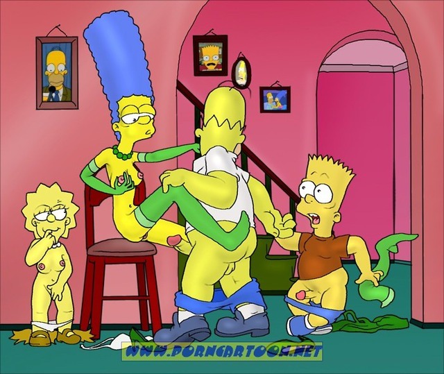 simpsons animated porn porn media cartoon