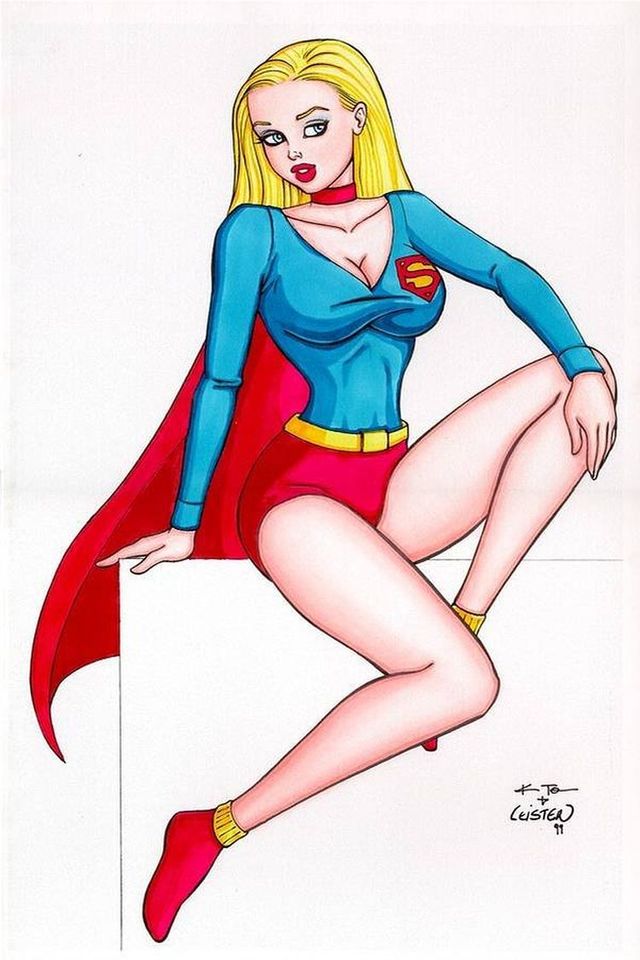 super porn toons sexy gallery batgirl supergirl artwork