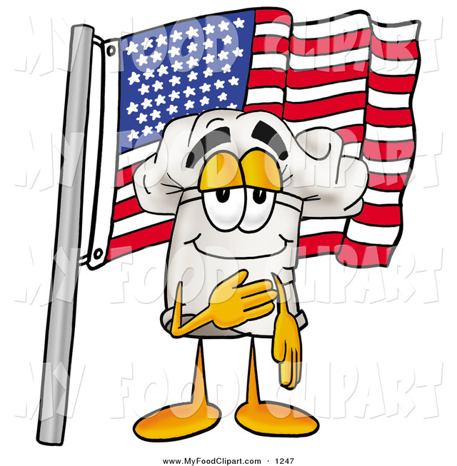 the best porn cartoon cartoon art toons clip american white character wolf food biz hat chefs mascot pledging allegiance flag cheerful waving
