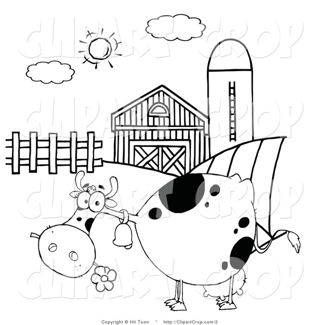 toon black porn page cartoon art toon clip white black animal animals cow coloring hit farm barnyard grazing printout