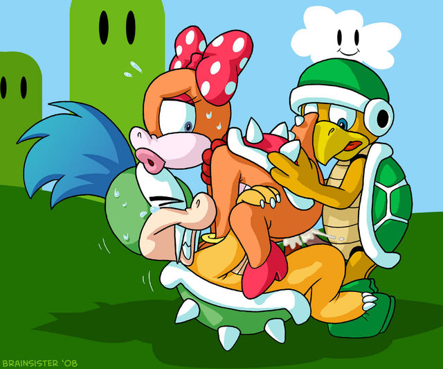 top toon porn pics entry nintendo mario super koopa bros larry hammer brother brainsister wend