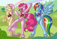 pony porn three little ponies vore renaayama art